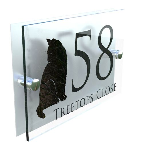 Decorative A5 House Sign