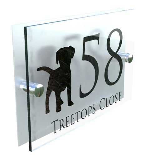 Decorative A5 House Sign