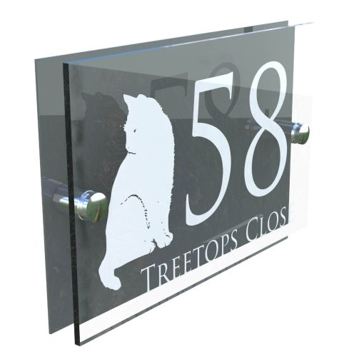 Decorative A5 House Sign