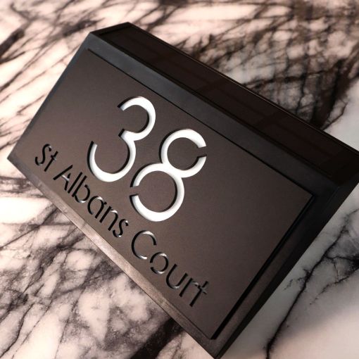 La Luce H3 A4 House Sign