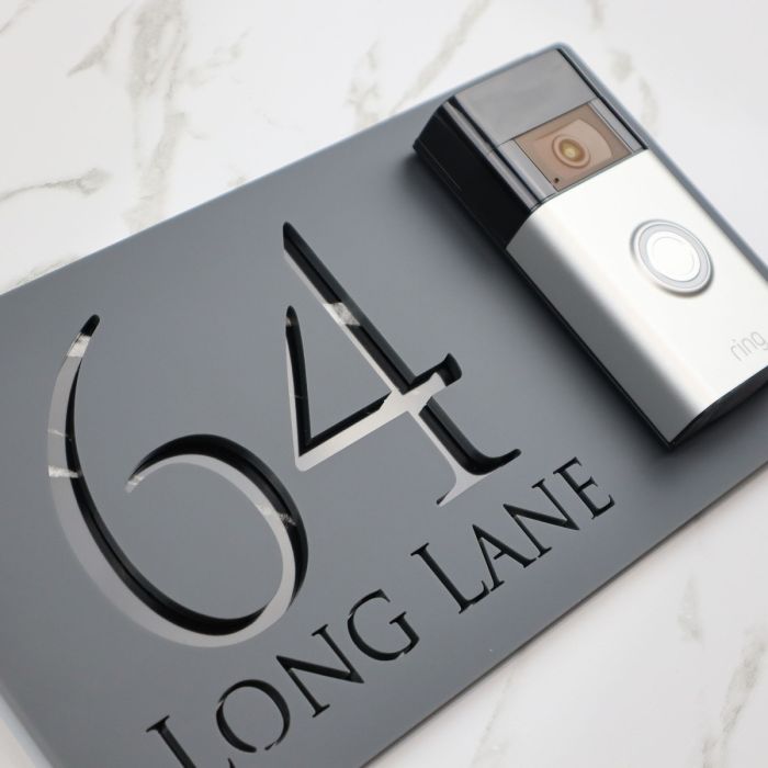 Ring doorbell clearance sign in