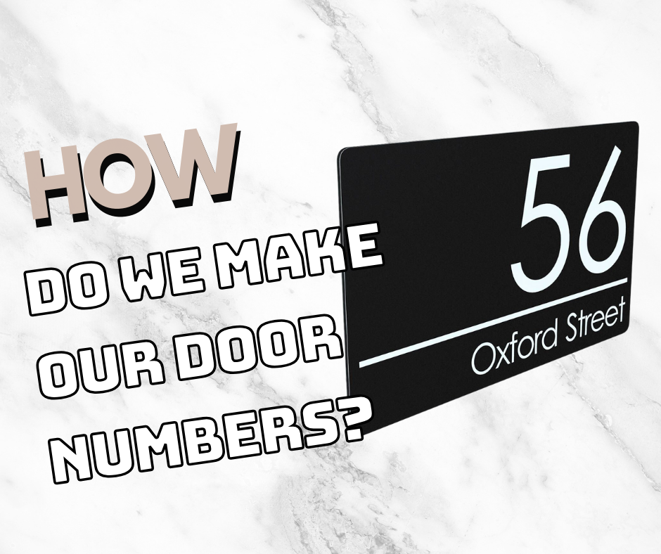 how do we make our door numbers