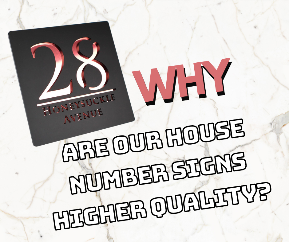 house number signs quality
